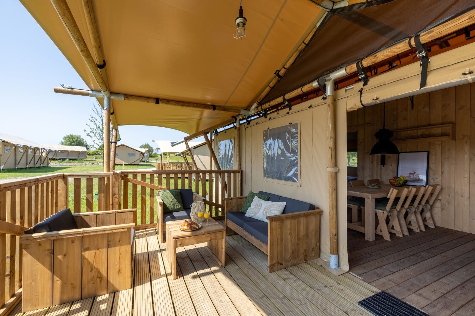 Safarilodge impala veranda